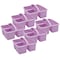 Teacher Created Resources Plastic Storage Caddy, Lavender, 6PK 20955 - alternate 1